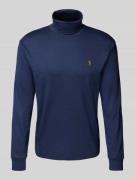 Polo Ralph Lauren Longsleeve mit Rollkragen in Dunkelblau, Größe S