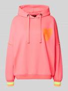 miss goodlife Oversized Hoddie mit Motiv-Print in Pink, Größe L