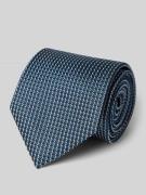 BOSS Seidenkrawatte mit Allover-Muster in Aqua, Größe 1