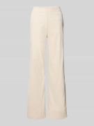 OPUS Cordhose mit Gesäßtasche Modell 'Mileni cargo' in Ecru, Größe 36