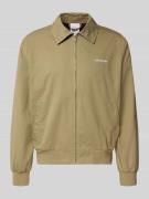 adidas Originals Jacke mit Kentkragen in Beige, Größe M