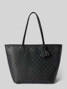 JOOP! Shopper mit Logo-Muster Modell 'lara' in Dunkelgrau, Größe 1