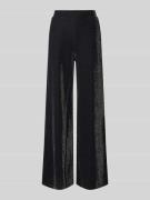 Vila Schimmernde Hose mit elastischem Bund Modell 'ELEINAS' in Black, ...