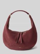 Abro Handtasche aus Leder mit Tragehenkel Modell 'NANA' in Dunkelrot, ...