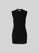Iro Minikleid mit Rundhalsausschnitt in Black, Größe 36