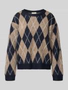 FREE/QUENT Strickpullover mit Rundhalsausschnitt Modell 'Grsargyle' in...