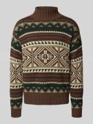 Polo Ralph Lauren Loose Fit Strickpullover aus Baumwoll-Woll-Mix in Ca...