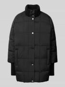 comma Steppmantel mit Stehkragen in Black, Größe 40