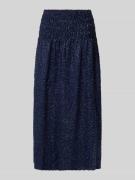 Scotch & Soda Schimmernder Midirock mit elastischem Bund in Dunkelblau...