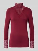 Soyaconcept Slim Fit Longsleeve aus Lyocell-Mix Modell 'Marica' in Bor...