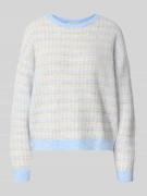 Christian Berg Woman Strickpullover mit Rundhalsausschnitt in Hellblau...