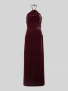 YAS Cocktailkleid mit floraler Applikation Modell 'ROSETTA STRAP' in B...