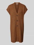 Christian Berg Woman Regular Fit Strickweste mit Woll-Anteil und V-Aus...