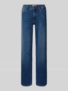 Only Straight Fit Jeans aus Baumwoll-Mix Modell 'BLUSH' in Dunkelblau,...