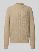 Fynch-Hatton Strickpullover aus Woll-Mix mit Stehkragen Modell 'Donega...