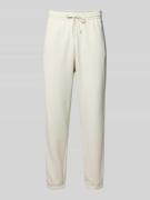 CHAMPION Sweatpants mit elastischem Bund in Offwhite, Größe L