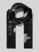 Lauren Ralph Lauren Schaltuch aus Seide mit Logo-Print und Fransen in ...