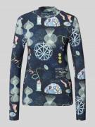 Scotch & Soda Longsleeve mit Stehkragen in Black, Größe S