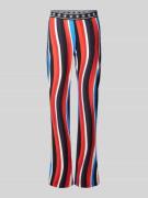 Marc Cain Straight Fit Stoffhose mit elastischem Bund in Rot, Größe 34