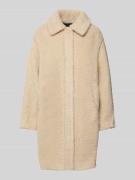OPUS Mantel aus Teddyfell mit Eingrifftaschen Modell 'Heddy' in Camel,...