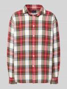 Polo Ralph Lauren Relaxed Fit Hemdbluse mit Label-Stitching in Rot Mel...