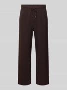 American Vintage Sweathose mit Strukturmuster Modell 'TOFFY' in Dunkel...