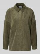Only Loose Fit Hemdbluse mit Brusttaschen Modell 'JANINE-RAI' in Oliv,...