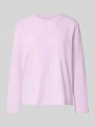 Schiesser Longsleeve mit Rundhalsausschnitt in Flieder, Größe 40