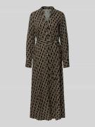 Soyaconcept Hemdblusenkleid aus Viskose mit Bindegürtel Modell 'VARLA'...