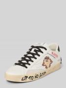 Crime London Sneaker mit Motiv-Prints Modell 'DISTRESSED' in Weiss, Gr...