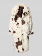 Vero Moda Regular Fit Webpelzmantel mit Allover-Muster Modell 'CRYSTAL...