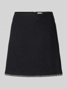 Jake*s Collection Minirock mit Strukturmuster in Black, Größe 36