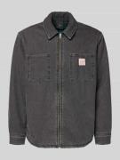 Levi's® Jeans- Wendejacke mit Label-Patch in Black, Größe S