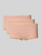 Sloggi Pants mit Label-Print im 3er-Pack Modell 'GO Crush' in Beige, G...