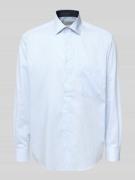 ETERNA Comfort Fit Businesshemd mit Knopfleiste in Bleu, Größe 40