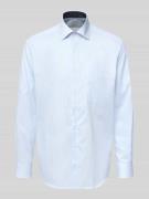 ETERNA Comfort Fit Businesshemd mit Knopfleiste in Bleu, Größe 39