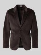 Drykorn 2-Knopf-Sakko mit Reverskragen in Dunkelbraun, Größe 102
