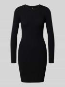 Pieces Eng anliegendes Minikleid in Ripp-Optik Modell 'MIRA NEW' in BL...