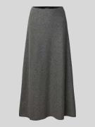 Luisa Cerano Midirock aus Woll-Mix mit elastischem Bund in Mittelgrau ...