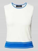 Marc Cain Tanktop in Strick-Optik in Offwhite, Größe 44