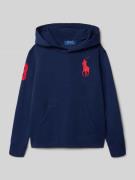 Polo Ralph Lauren Teens Hoodie mit Logo-Stitching in Marine, Größe M