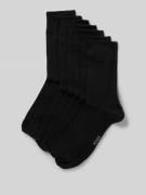MCNEAL Socken mit geripptem Abschluss im 7er-Pack in Black, Größe 39/4...