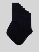 MCNEAL Socken mit geripptem Abschluss im 7er-Pack in Marine, Größe 39/...