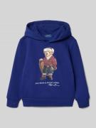 Polo Ralph Lauren Kids Regular Fit Hoodie mit Logo-Print in Royal, Grö...