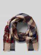 Codello Schal mit Label-Detail in Blau, Größe 1