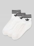 adidas Originals Socken mit Label-Print im 3er-Pack in Weiss, Größe 39...