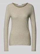 Marc O'Polo Regular Fit Langarmshirt aus reiner Baumwolle mit Streifen...