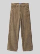 Jack & Jones Cordhose mit 5-Pocket-Design Modell 'ALEX' in Oliv, Größe...