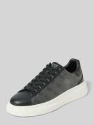 Guess Sneaker mit Schnürverschluss Modell 'ELBA' in Black, Größe 40