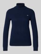 Gant Regular Fit Rollkragenpullover aus Woll-Mix Modell 'Extrafine' in...
